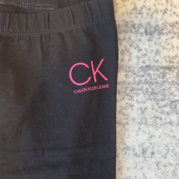 2 Calvin Klein Kids Black Leggings – Size L (10/12) - Picture 3 of 4